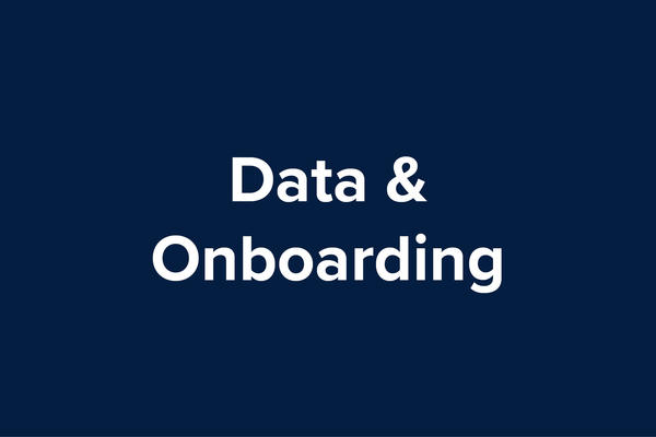 Data & Onboarding Team
